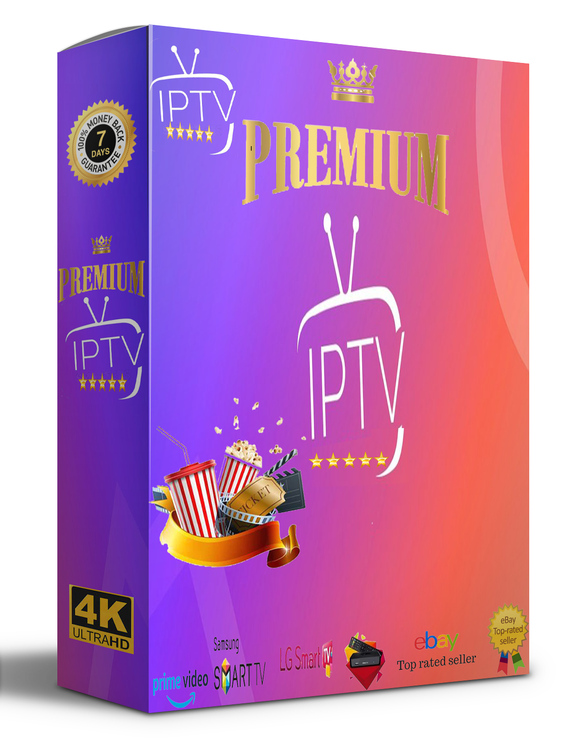 Buy Gold 4K 💪 IPTV Subscription 6 Months عربي for $21.99